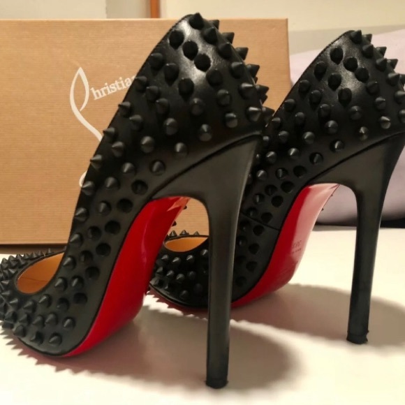 Christian Louboutin Shoes - Christian Louboutin - Pigalle Black Spikes